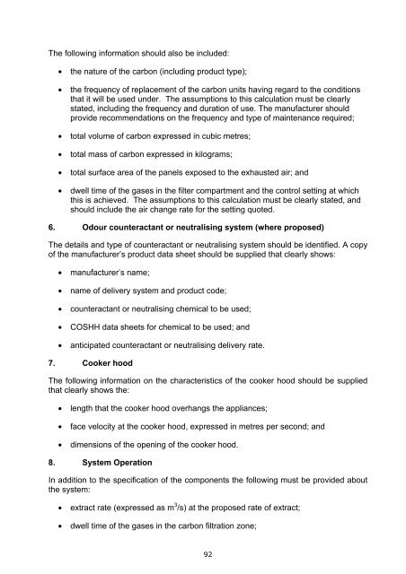 Guidance on the Control of Odour and Noise from ... - Defra