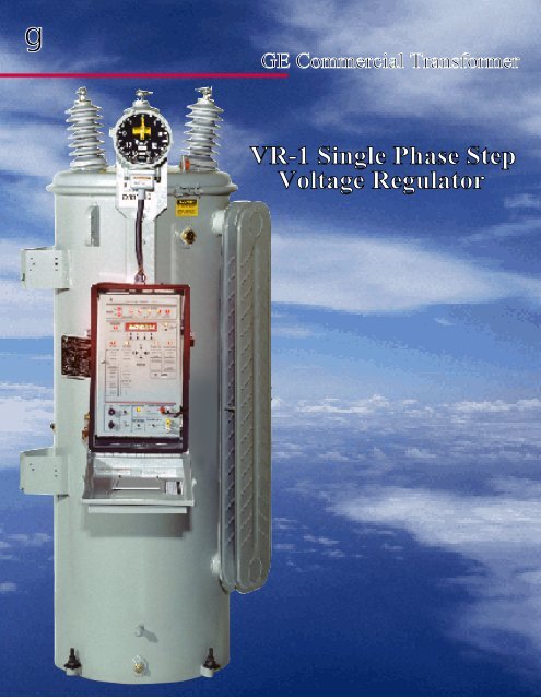 Voltage Regulator VR-1 Single Phase Step - GE Industrial Systems