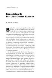 Kazakistan'da Bir Ulus-Devlet Kurmak - Praksis