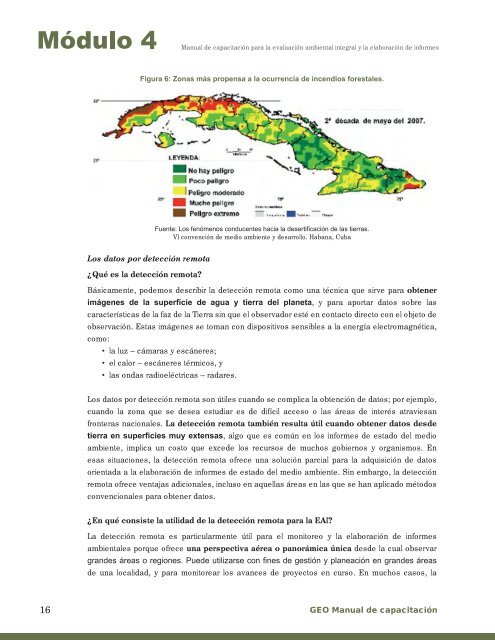 Manual de Capacitación para Evaluaciones Ambientales Integrales y