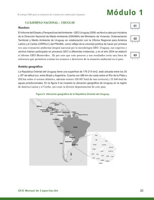 Manual de Capacitación para Evaluaciones Ambientales Integrales y