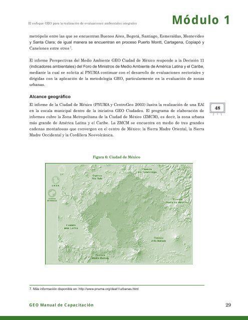 Manual de Capacitación para Evaluaciones Ambientales Integrales y