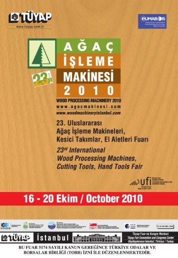 ağaç işleme makinesi fuarı 2010 - asturo