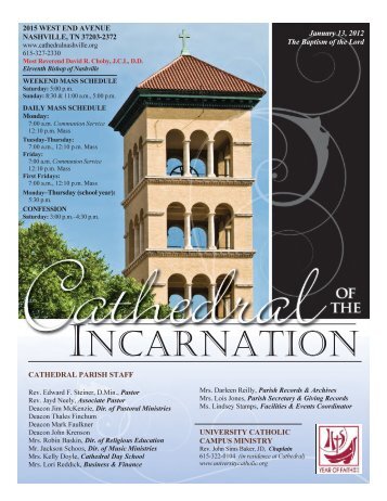 Bulletin 1-13-2013.pub - Cathedral of the Incarnation