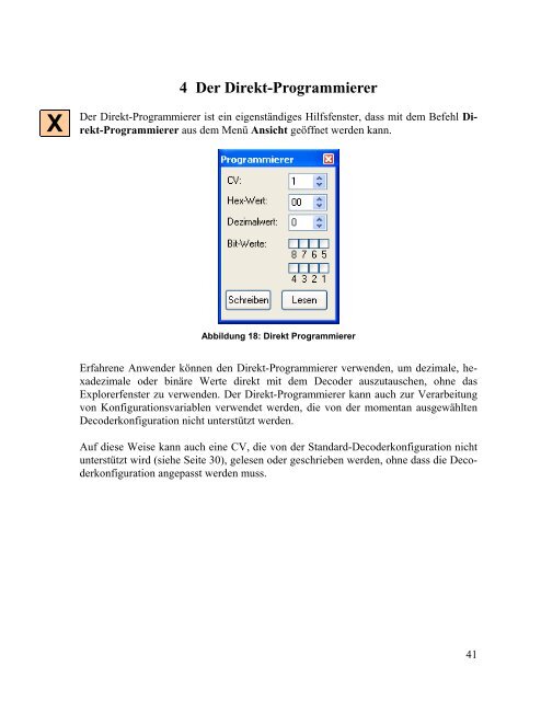 TrainProgrammer - Freiwald Software