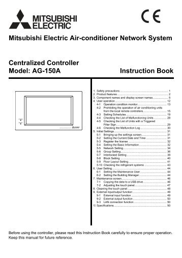 AG-150A - Mitsubishi Electric Australia