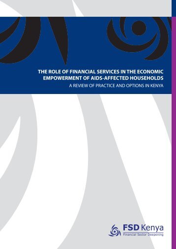 The role of financial services in the economic - FSD Kenya