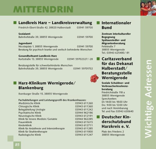 ERWACHSEN WERDEN - Wernigerode