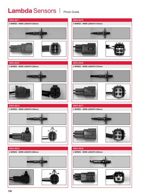 Lambda Sensors |