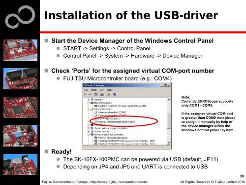 SK-16FX-EUROSCOPE - Microcontrollers - Fujitsu