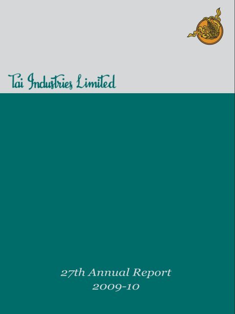 Annual Report 2010 - tai industries