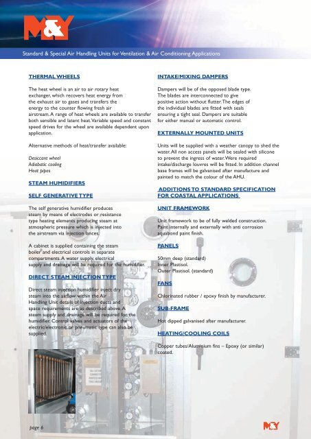 m&y brochure - airhandlingunits.co.uk