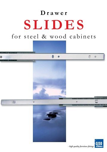 for steel & wood cabinets Drawer - Siso Denmark