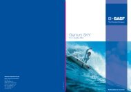 Glenium SKY - BASF Performance Products GmbH