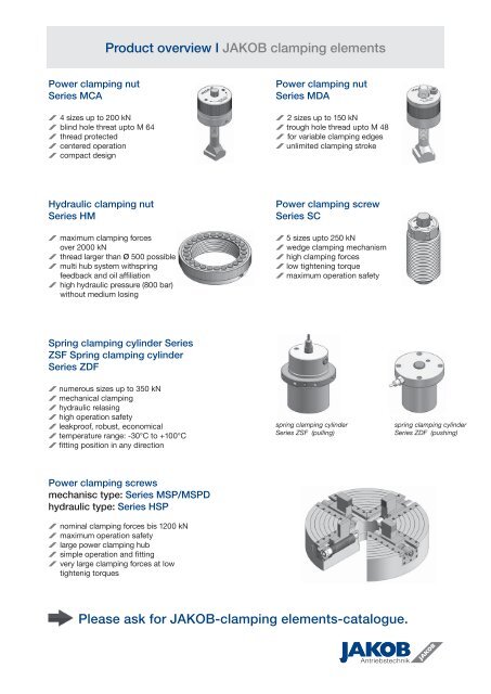 Catalogue Download - Jakob GmbH & Co. Antriebstechnik KG