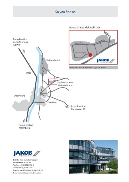 Catalogue Download - Jakob GmbH & Co. Antriebstechnik KG