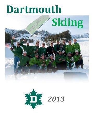 Dartmouth Skiing 20 13 - Dartmouth College