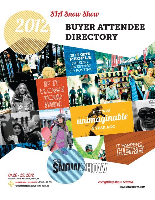 BUYER ATTENDEE DIRECTORY - SIA