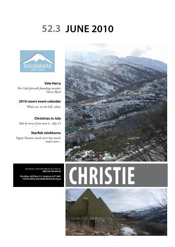 Read more.. (640KB PDF) - Brindabella Ski Club