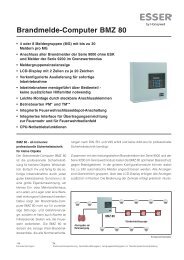 Brandmelde-Computer BMZ 80 - SIPEKO Sicherheitstechnik