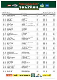 35 km Herren - SKI-TRAIL Tannheimer Tal