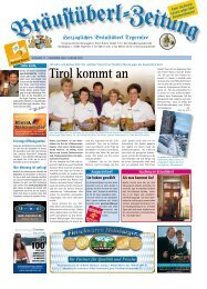 BSZ Ausgabe 37 - Bräustüberl Tegernsee