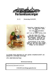 Verbandsanzeiger Teilbereich Ebenweiler Nr. 14-2012