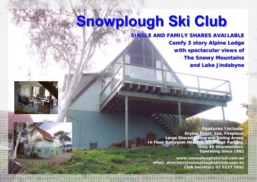 Lodge Front and Text landscape 9-11-08 - Snowplough Ski Club