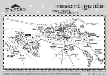 Village Map - Rockpool Lodge Thredbo Luxury lodge on the ski slopes