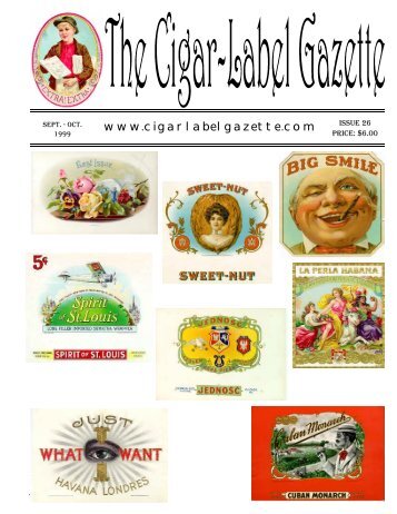 issue 26 Sept. - The Cigar Label Gazette
