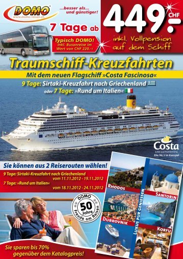 Traumschiff-Kreuzfahrten - Domo Reisen und Vertriebs GmbH