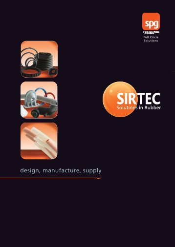 Sirtec 8pp broadsheet - Seals Packing and Gaskets by SPG an ERIKS