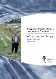 Water, Land and People - Goulburn Broken Catchment ...