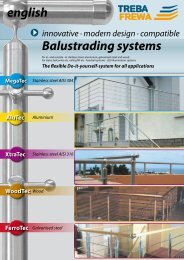 Balustrading systems english - Treba Bausysteme GmbH