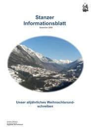 (2,22 MB) - .PDF - Gemeinde Stanz bei Landeck - Land Tirol