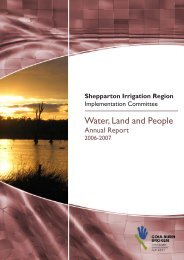 Water, Land and People - Goulburn Broken Catchment ...