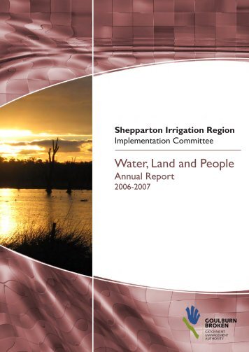 Water, Land and People - Goulburn Broken Catchment ...