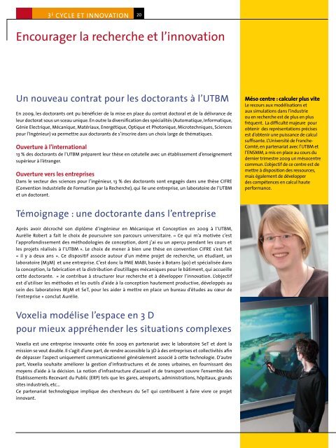 Rapport d'activité - Utbm