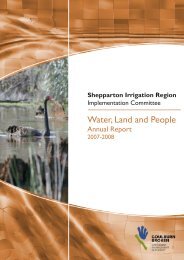 Shepparton Irrigation Region - Goulburn Broken Catchment ...