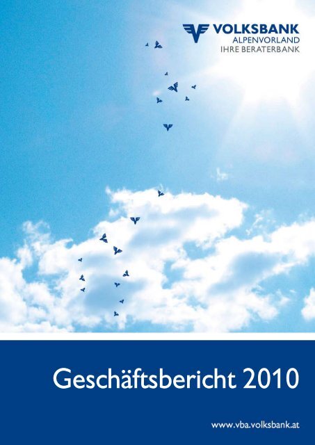 und Verlustrechnung 2010 - Volksbank Alpenvorland