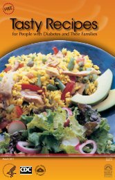 Tasty Recipes For People With Diabetes And Their - National ...