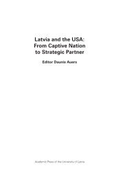 Latvia and the USA: From Captive Nation to Strategic Partner - LU SZF