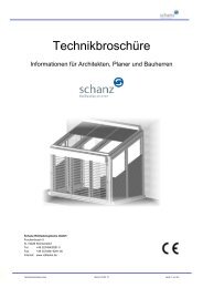 Technikbroschüre - Schanz GmbH
