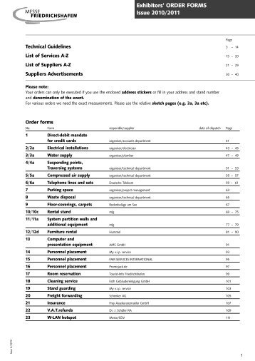 List of suppliers A to Z - Tuning World Bodensee