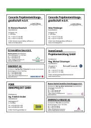 Concorde Projektentwicklungs- gesellschaft m.b.H. ... - Wohnnet.at