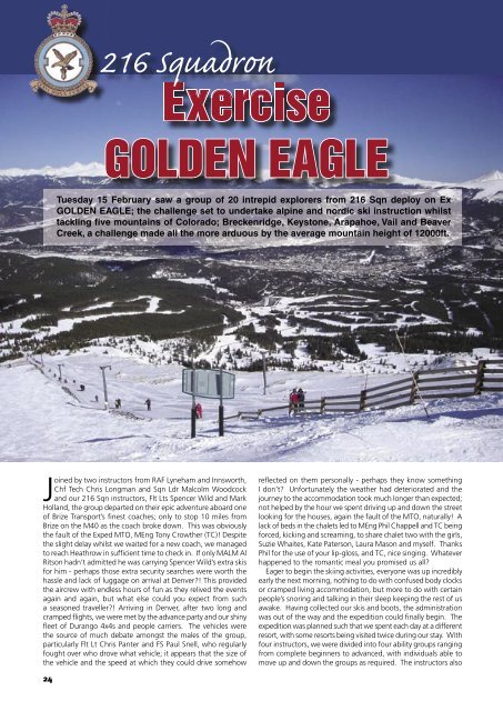 Exercise Golden Eagle Raf Active