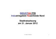 INDUSTHA FFB Industriegebiet Hasenheide Nord Stadtratssitzung ...