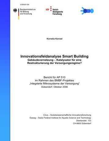 Innovationsfeldanalyse Smart Building - Integrierte Mikrosysteme ...