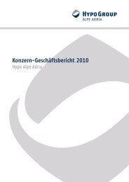 Konzern-Geschäftsbericht 2010 - Hypo Alpe-Adria-Bank AG