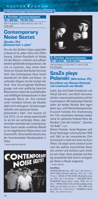 4. Fürther Jazzvariationen - Stadt Fürth